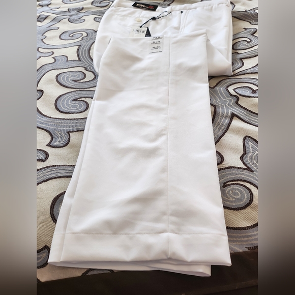 $148 Men's RLX Golf Tailored Fit Performance Pants 34X32 - White - NWT!!! - Picture 4 of 12